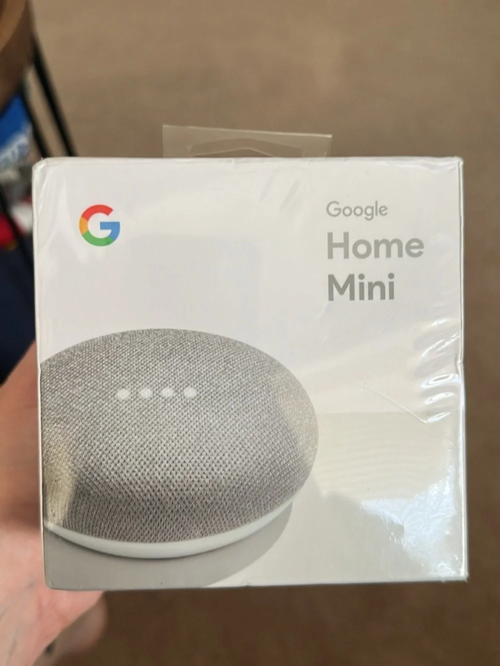 Google Home Mini - Gray and White - Picture 1 of 5
